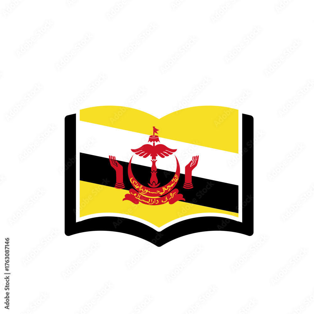 Fototapeta premium Brunei Holy Book In Icon
