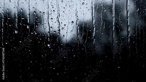 rain drops on window