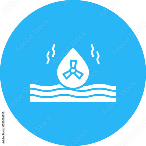 Contaminated Water Icon