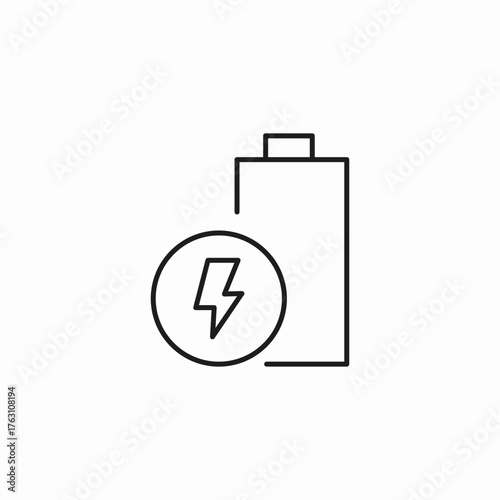 battery charge status icon sign vector