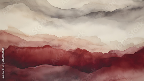 red clouds in the sky