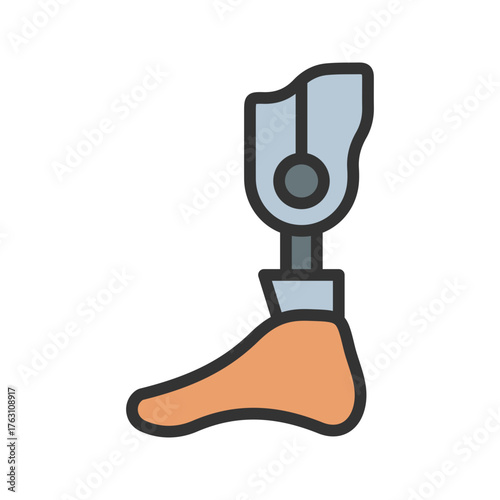 Prosthetic Leg Icon