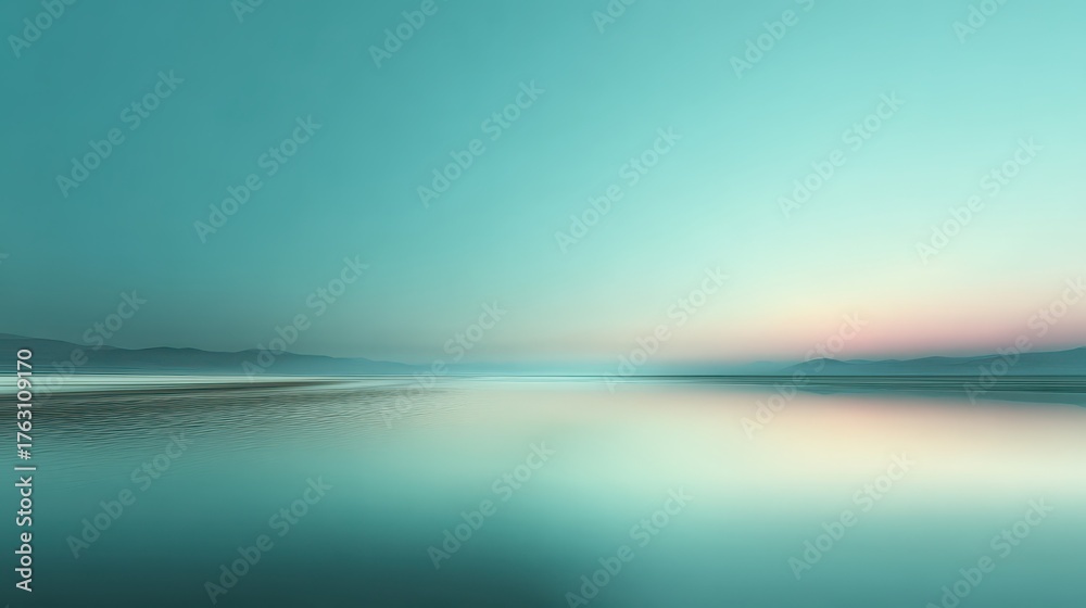 Fototapeta premium Serene Abstract Blur with Soft Gradient Background in Calm Tones