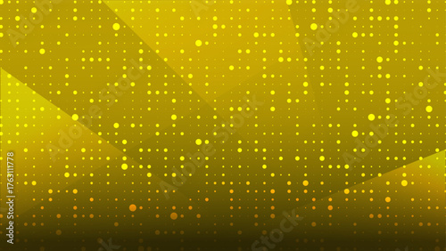 大小さまざまなランダムドット背景（金）