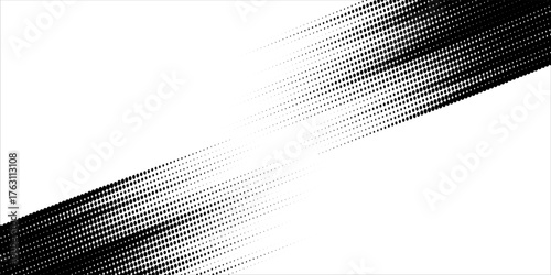 Glitch distorted grunge layer . Noise destroyed texture . Trendy defect error shapes . Overlay grunge texture . Distressed effect .Vector shapes with a halftone dots screen print texture