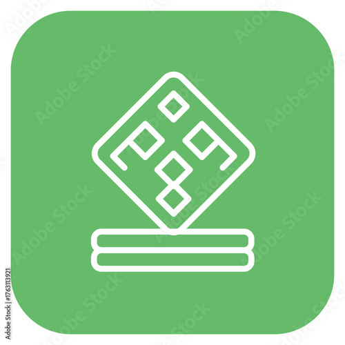 Waffle icon vector image. Can be used for Morning and Breakfast.