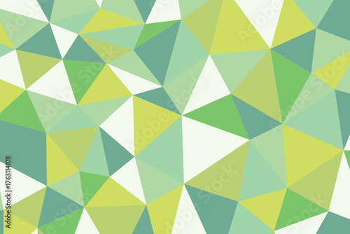 Polygonal rainbow mosaic background. Abstract low poly vector illustration. Triangular pattern in halftone style. Template geometric business design with triangle for poster, banner, card, flyer.
