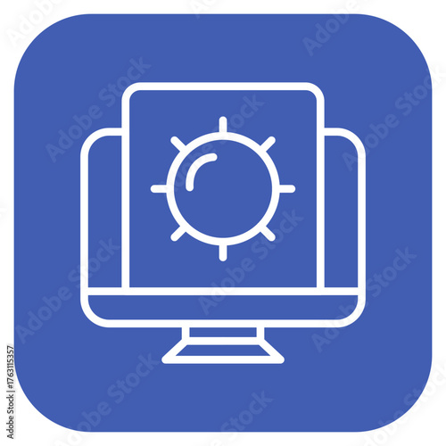 Code Settings icon vector image. Can be used for Web Hosting.