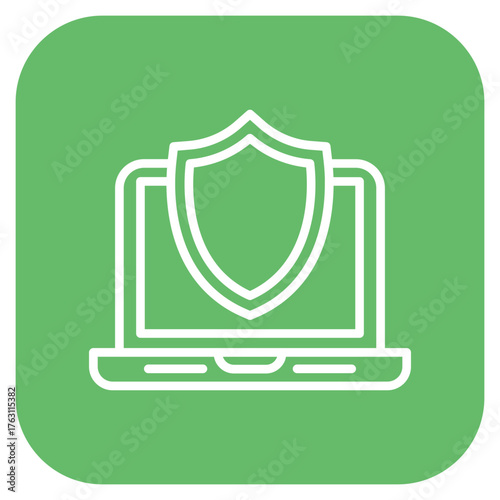 Virus Scan icon vector image. Can be used for Web Hosting.