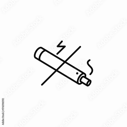 no vaping sign icon sign vector