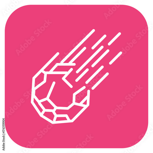 Meteorite icon vector image. Can be used for Natural Disaster.