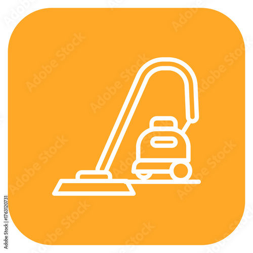Vacuuming icon vector image. Can be used for Cleaning and Dusting.