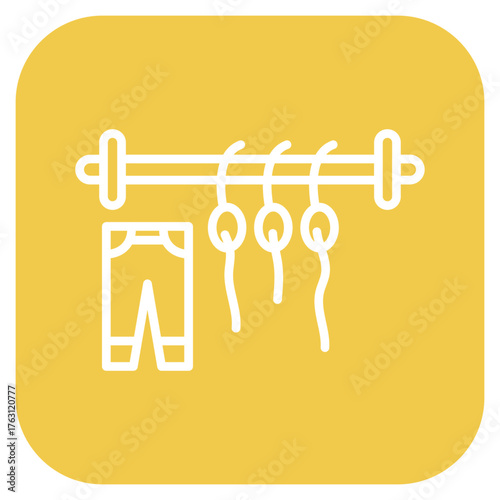 Mending Clothes icon vector image. Can be used for Cleaning and Dusting.