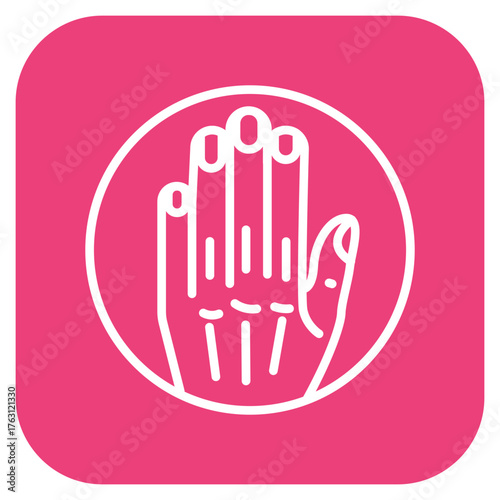 Phalanges icon vector image. Can be used for Human Anatomy.