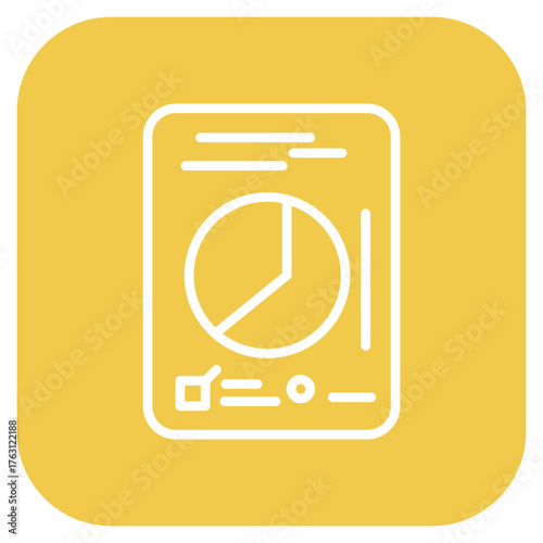 Test Data icon vector image. Can be used for Quality Assurance.