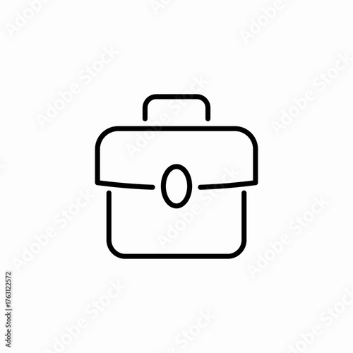 business work briefcase icon sign vector