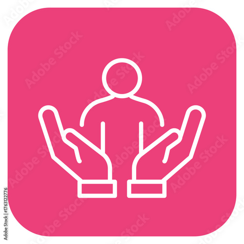 Empowerment icon vector image. Can be used for Leadership.