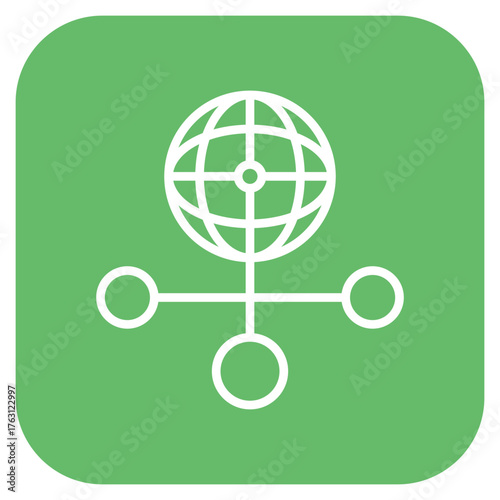 Network Integration icon vector image. Can be used for Networking.