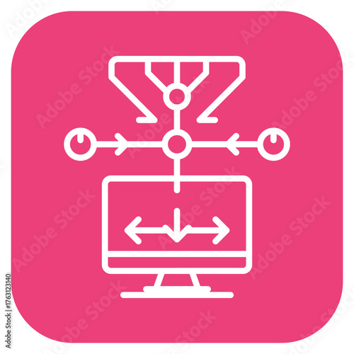 Network Congestion icon vector image. Can be used for Networking.