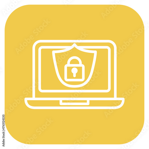 Site Security icon vector image. Can be used for Risk Management.
