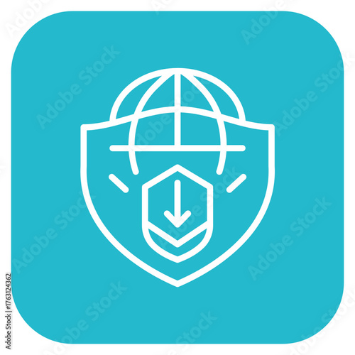 Risk Response icon vector image. Can be used for Risk Management.