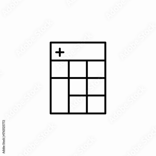 mathematical financial calculation icon sign vector