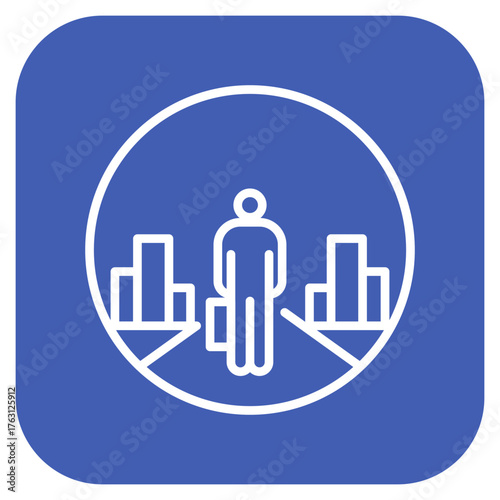 Quarantine Zone icon vector image. Can be used for Infectious Diseases.
