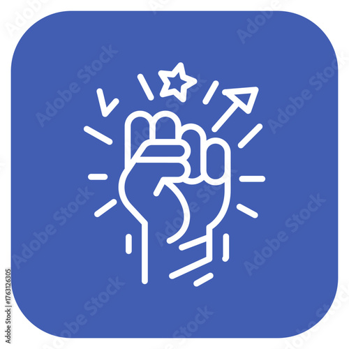 Fighting Spirit icon vector image. Can be used for Chemotherapy.