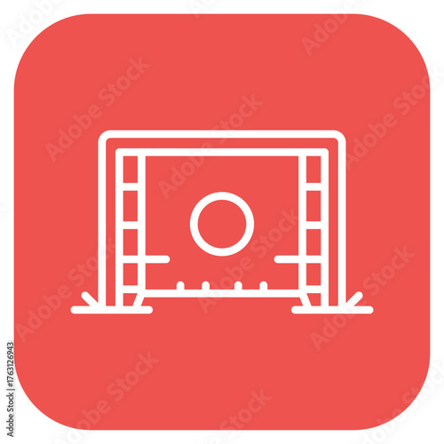 Goal Post icon vector image. Can be used for Rugby.