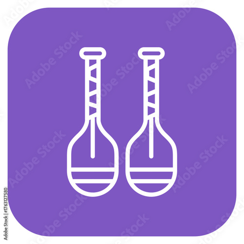 Paddles icon vector image. Can be used for Ocean.