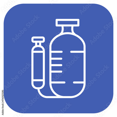 Oxygen Tank icon vector image. Can be used for Ocean.