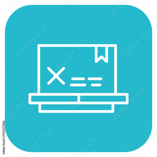 Out Of Stock icon vector image. Can be used for Warehouse.