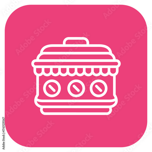 Retro icon vector image. Can be used for Instrument.