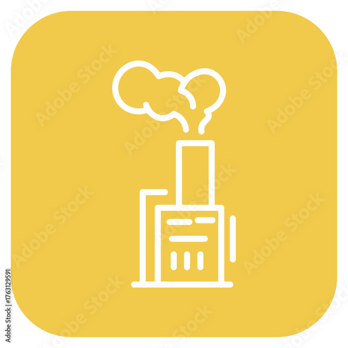 Biomass icon vector image. Can be used for Manufacturing.