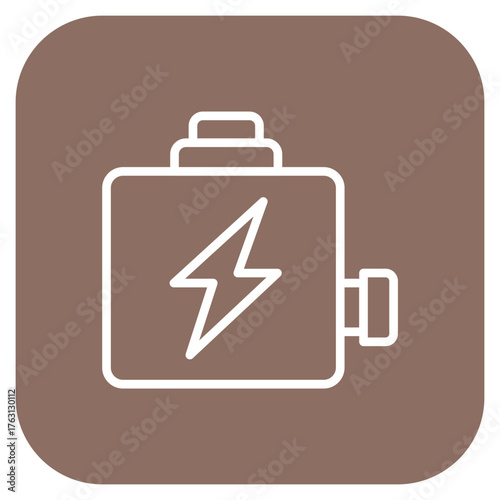 Low Battery icon vector image. Can be used for Battery and Power.