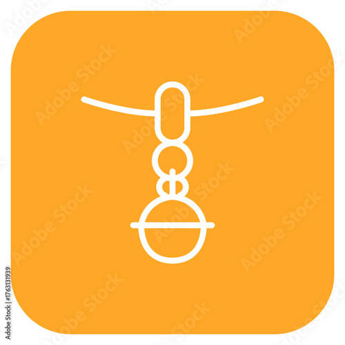 Hanging Toy icon vector image. Can be used for Baby Shower.