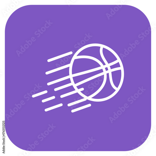 Ball Speed icon vector image. Can be used for Bowling.