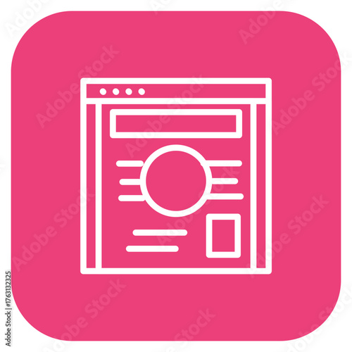 Custom Music Playlist icon vector image. Can be used for Bowling.