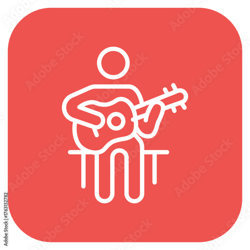 Musician icon vector image. Can be used for Diversity.