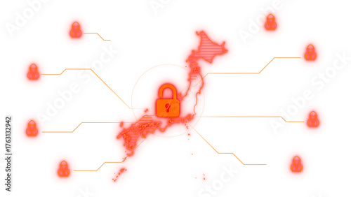 Foto Cyber Japan Hacker Attack From Outside Transparent Opened