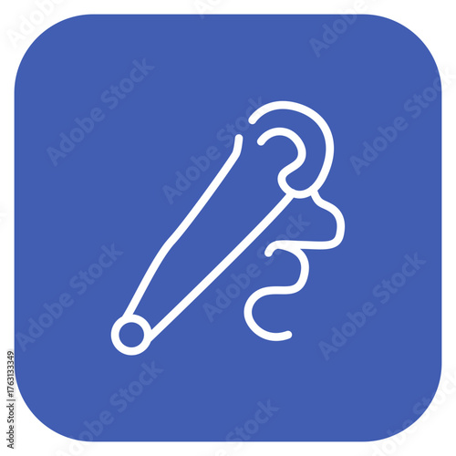 Hair Pin icon vector image. Can be used for Luxury.