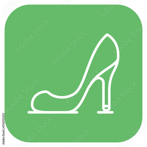 Heel icon vector image. Can be used for Luxury.
