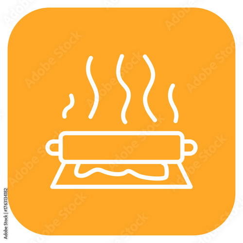 Hot Rolling icon vector image. Can be used for Mettalurgy.