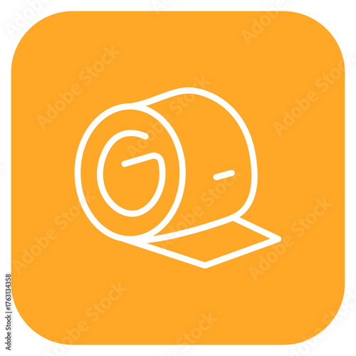 Rolled Steel icon vector image. Can be used for Mettalurgy.