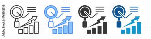 Trend Icon Set Multiple Style Collection