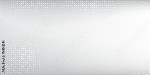 Dot rectangle transparant silver foil background with metal mirror texture. Chrome gradient surface with light modern abstract