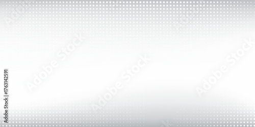 Dot retangle silver foil background with metal mirror texture. Chrome gradient surface with light gloss modern abstract simple art