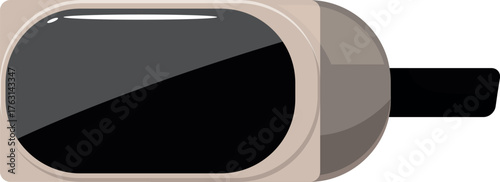 Vr headset showing immersive experience in virtual reality
