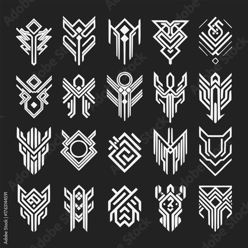 20 Futuristic Cyber Sigilism Tattoo Designs Collection