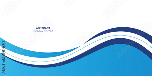 Abstract  waves are flowing on  background. line background curve element. Suit for business, cover, header, wallpaper, corporate, website, flyer